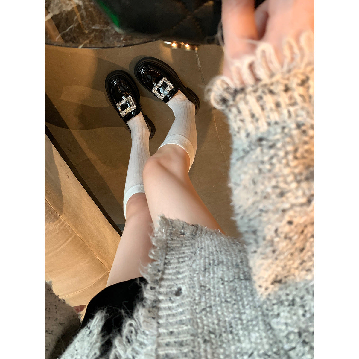 Women's Buckle Pumps Super Hot Round Toe Loafers