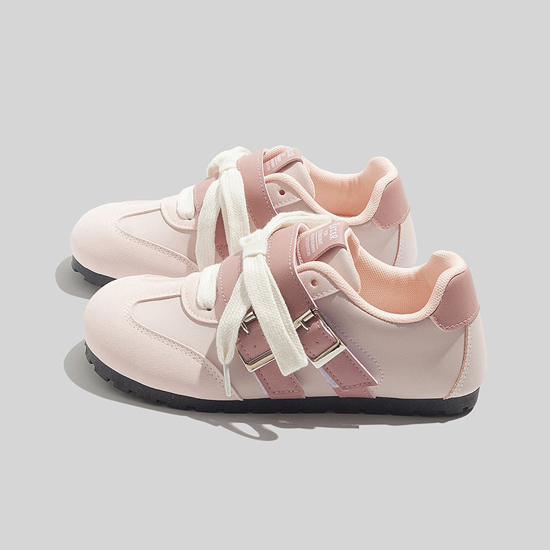Women's & Men's Velcro Design Puff Autumn Skate German Men's Shoes