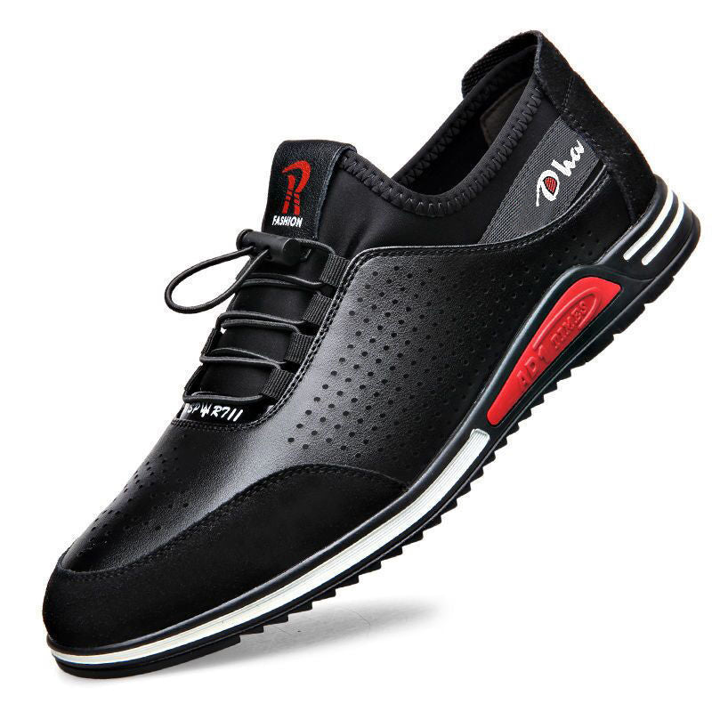 Men's Height Increasing Insole Versatile Green Fashionable Casual Shoes