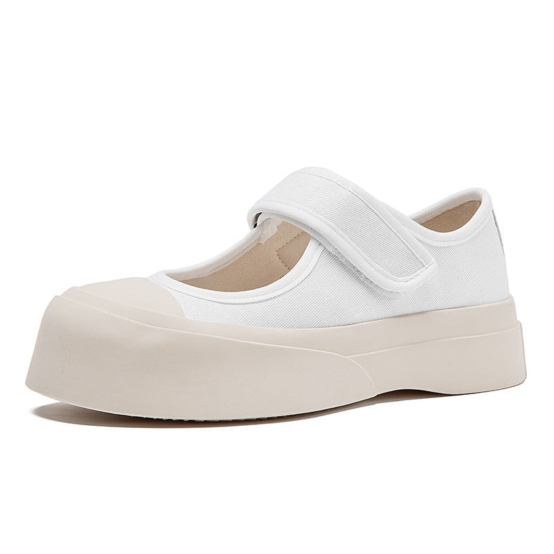 Mary Jane Female Breathable Velcro Small Women's Casual Shoes