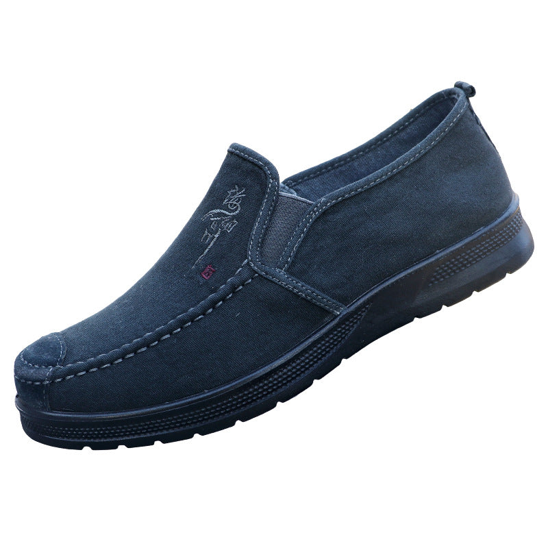Men's Spring Polyurethane Old Cloth Sports Breathable Canvas Shoes