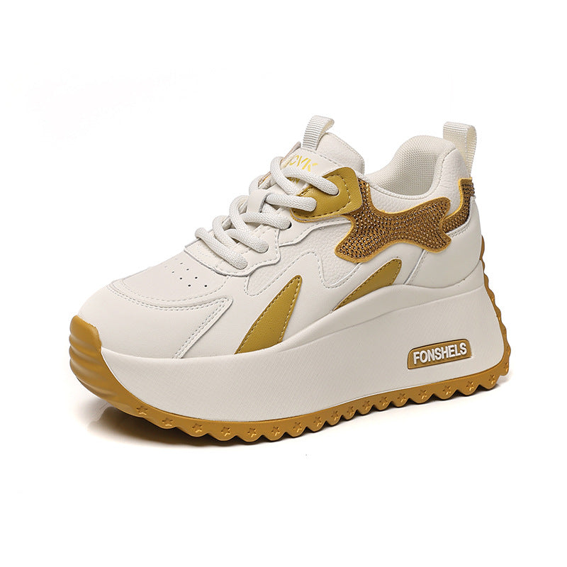 Women's Small Dad Fashionable Mesh Breathable Platform Women's Casual Shoes