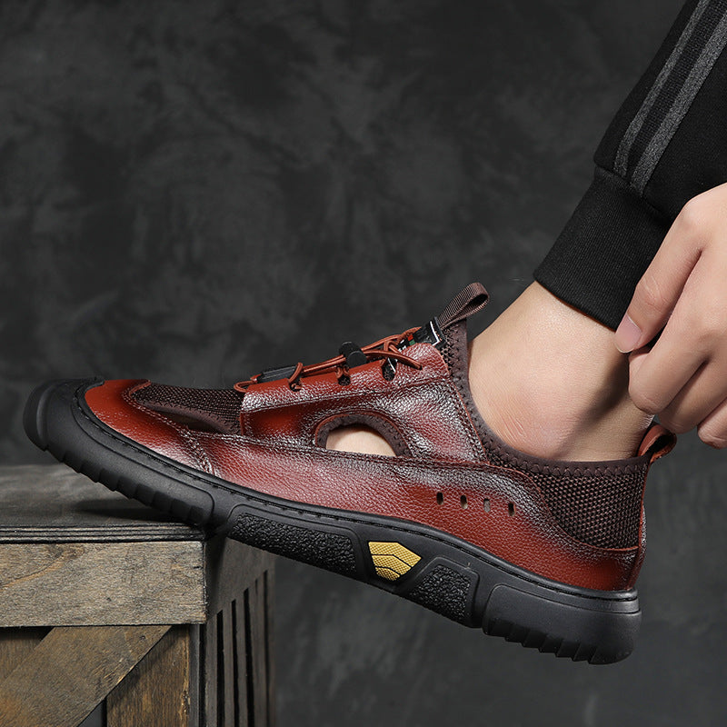Men's Summer Genuine Hole Outdoor Water Beach Casual Shoes