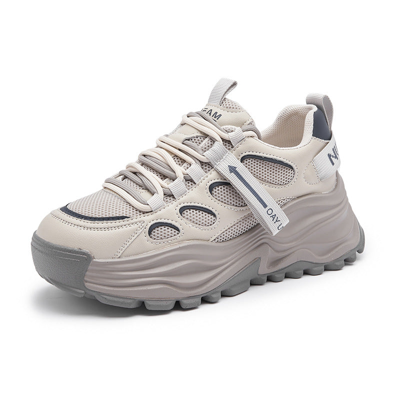 Women's Dad Spring Fashion Mesh Platform Height Sneakers