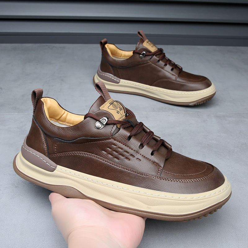 Men's Spring Fashion Breathable White Summer Hollow Sneakers