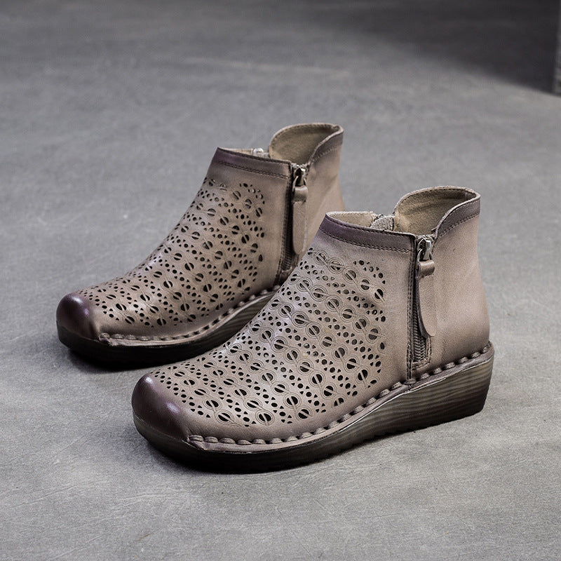 Women's Breathable Hollow Commute Comfortable Wedge Sandals