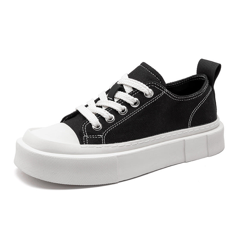 Men's Summer Breathable Fashionable Platform Height Increasing Canvas Shoes