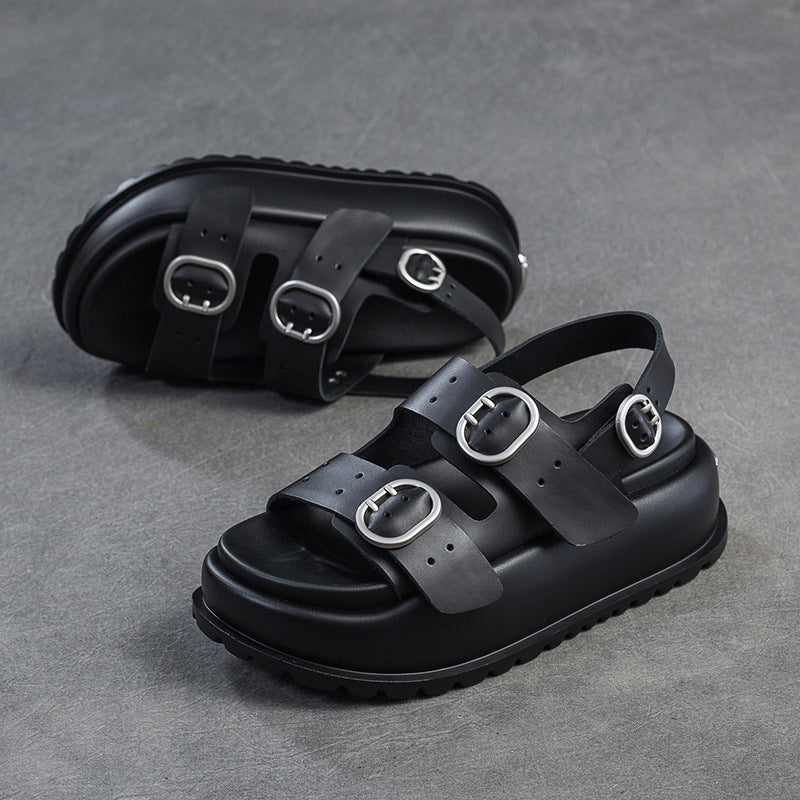 Women's Thick Bottom Fashion Small Height Increasing Sandals