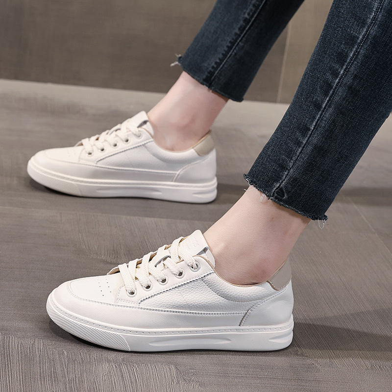 Women's White Fashion Classic Style Sports Skate Casual Shoes