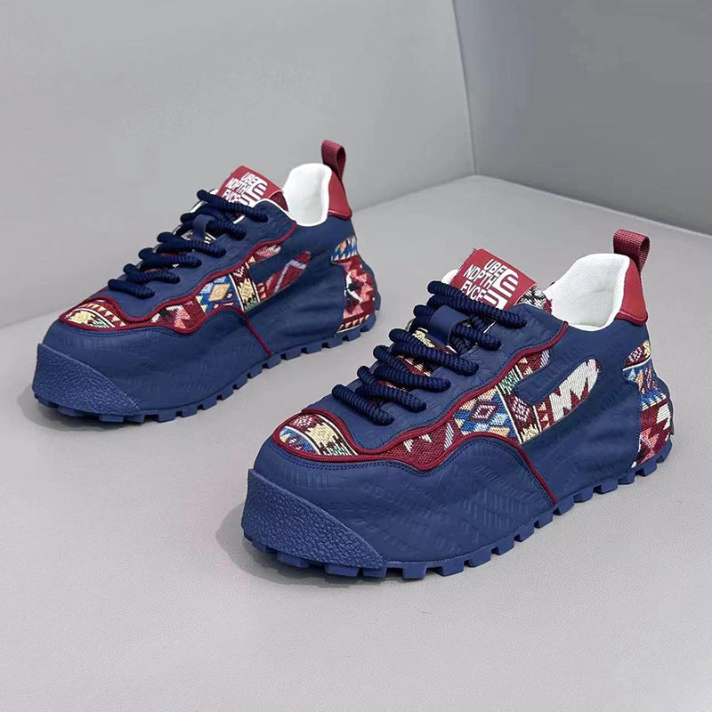 Men's Youth Western Style Autumn Sports Running Cloth Casual Shoes