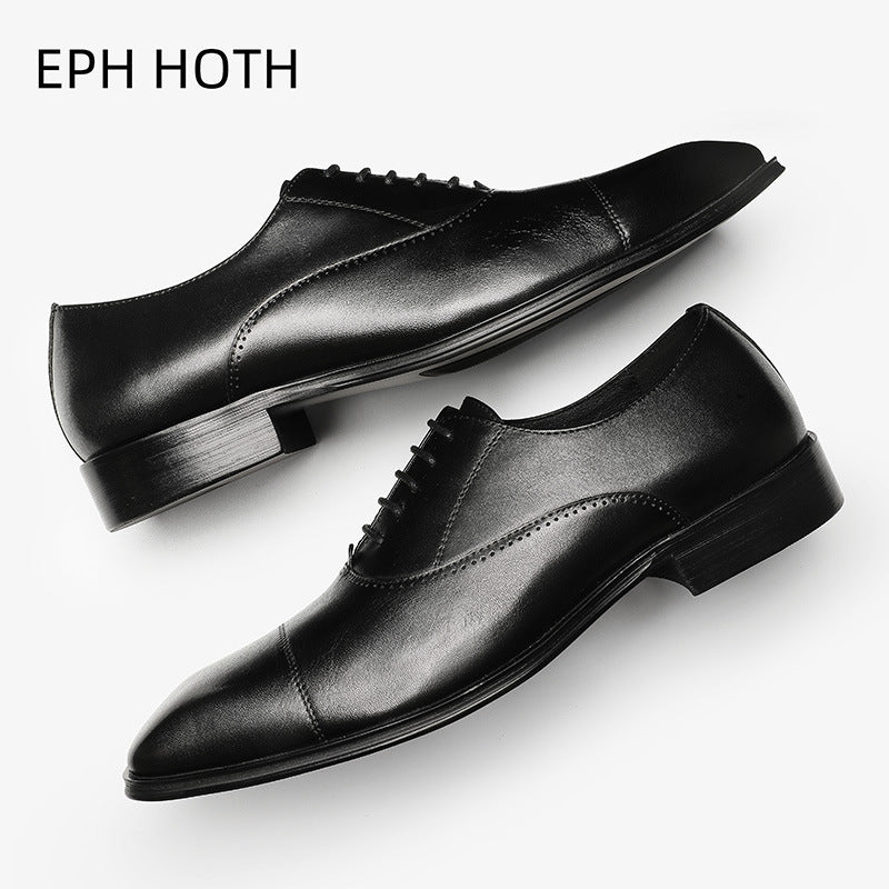 Men's Genuine Wedding Bridegroom Brock Summer Thin Oxford Leather Shoes
