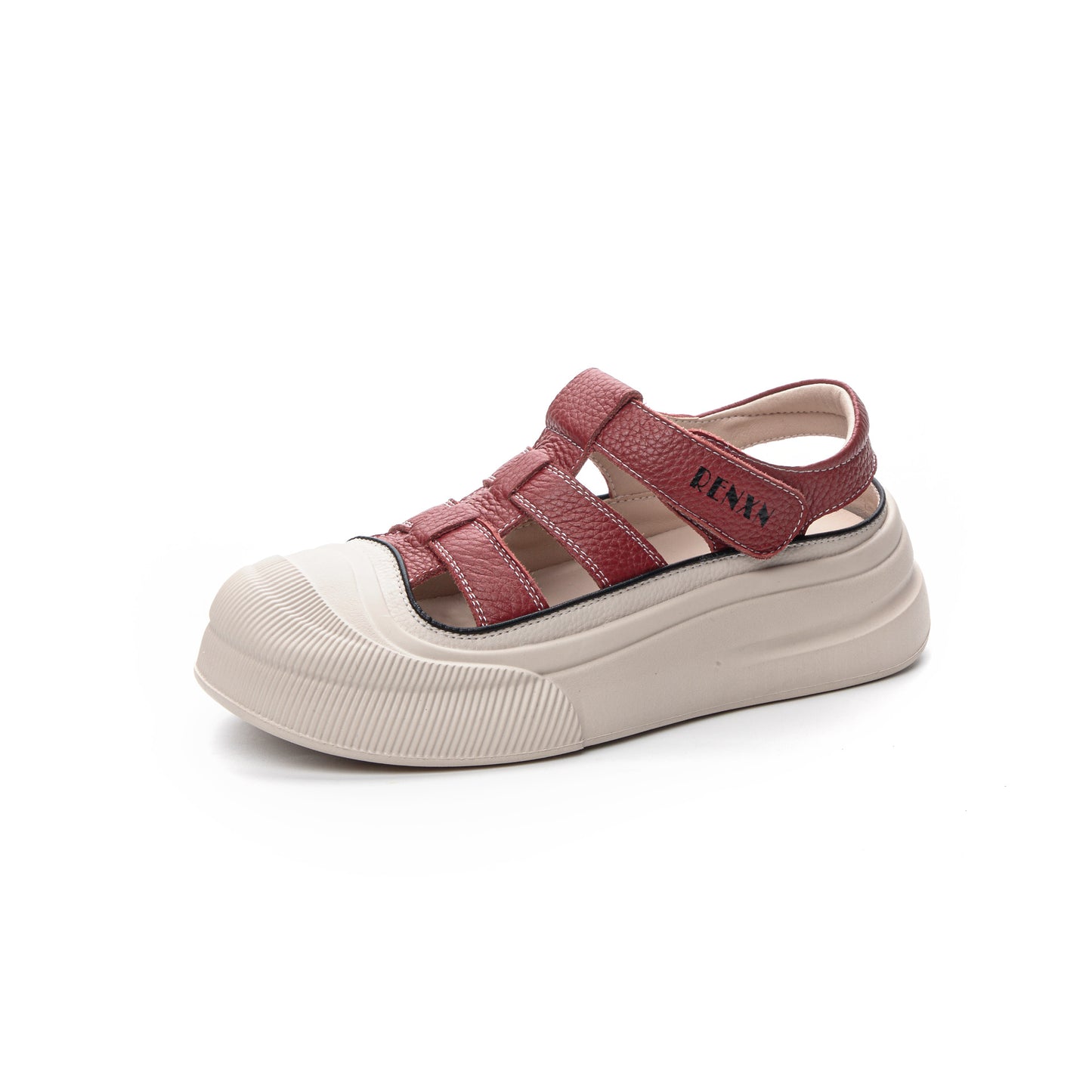 Women's Top Layer Cowhide Platform Summer Breathable Leisure Sandals