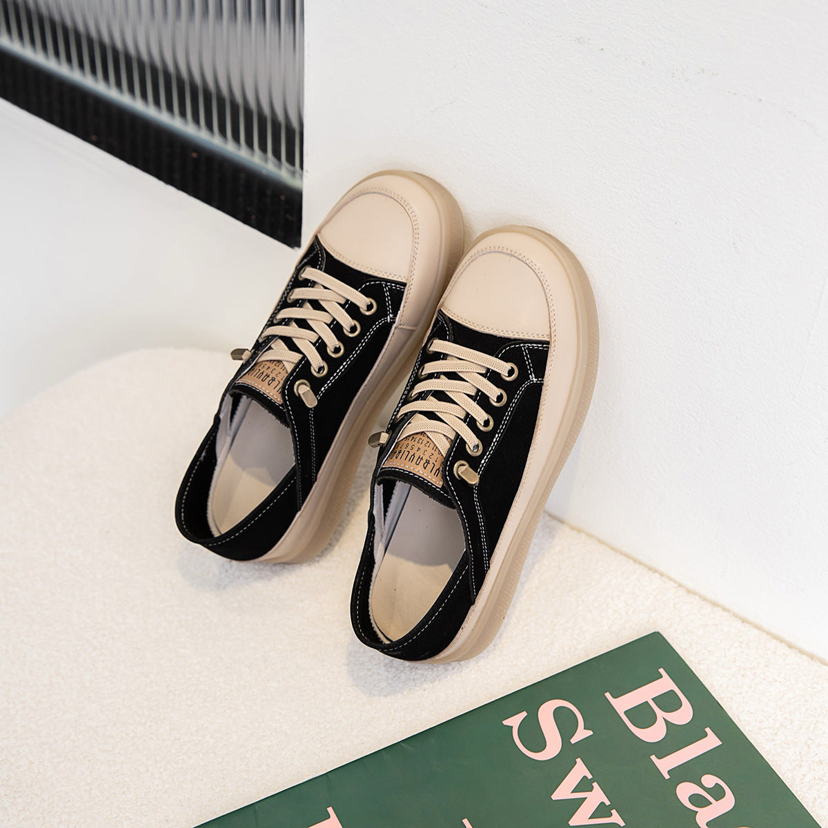 Women's Double Packaging Vintage Cowhide Beef Tendon Soft Casual Shoes