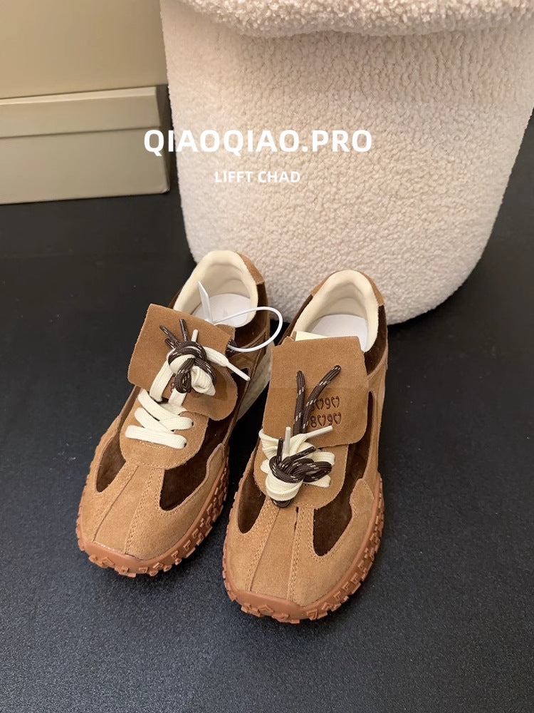 Women's Increasing Insole German Training Small Retro Sneakers