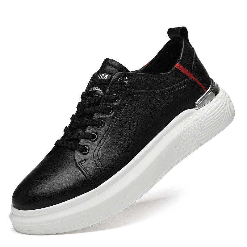 Men's Height Increasing Insole Invisible White Sneakers