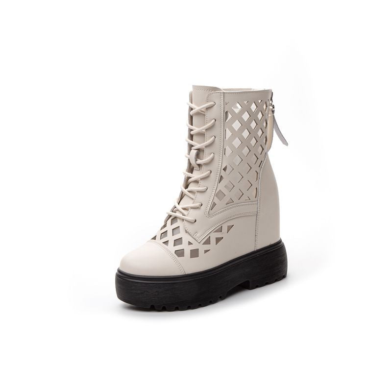 Women's Martin Roman Muffin Thick Bottom Genuine Sandals