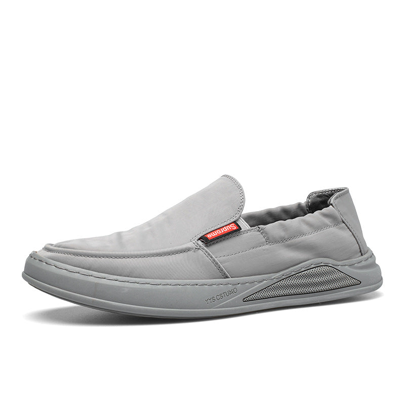 Men's Summer Breathable Driving Soft Bottom Slip-on Canvas Shoes
