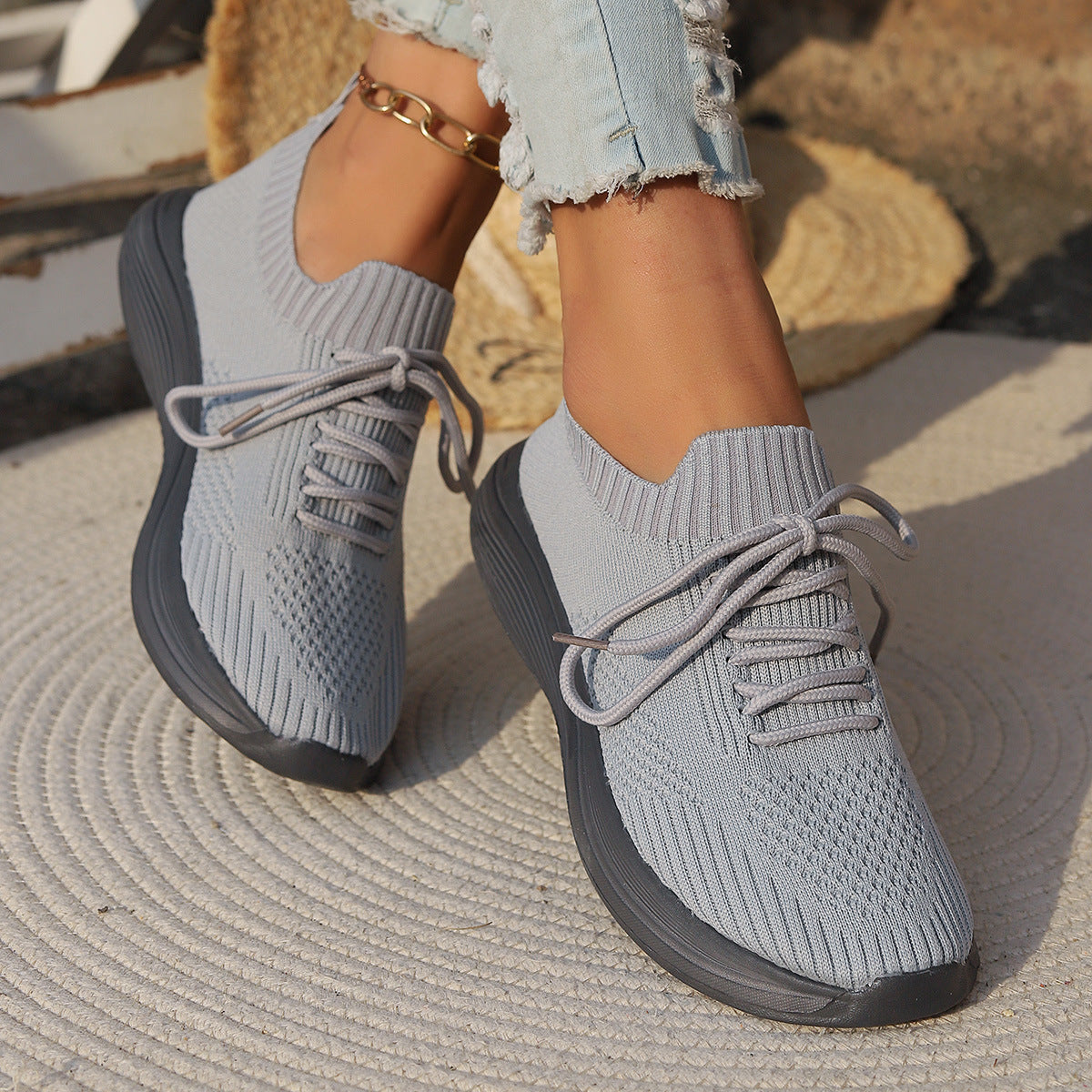 Women's Plus Size Thick Bottom Spring Pumps Casual Shoes