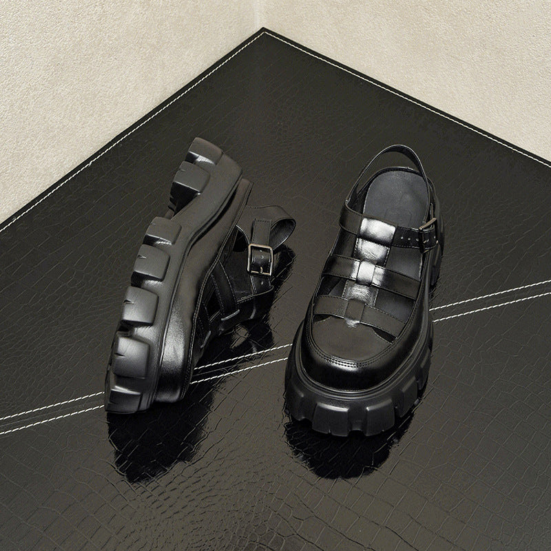 Men's Personality Platform Roman Summer Fashion Closed Sandals