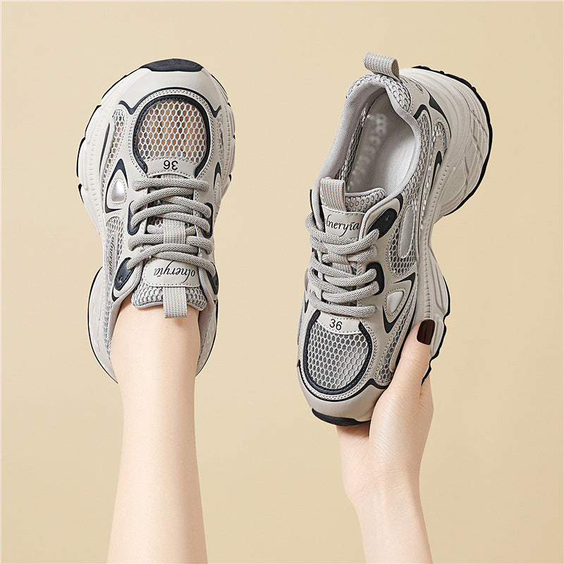 Women's Platform Dad Classy Sier Increased Sports Casual Shoes