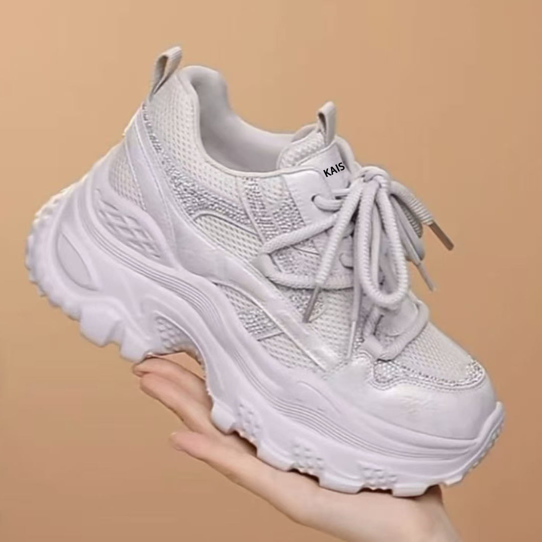 Women's Genuine Platform Dad Super Beautiful Lightweight Comfortable Women's Casual Shoes