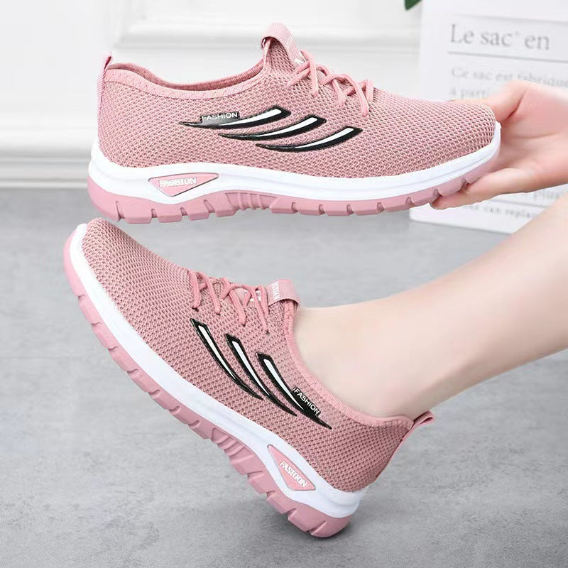 Men's Autumn Breathable Fly Woven Mesh Trendy Casual Shoes