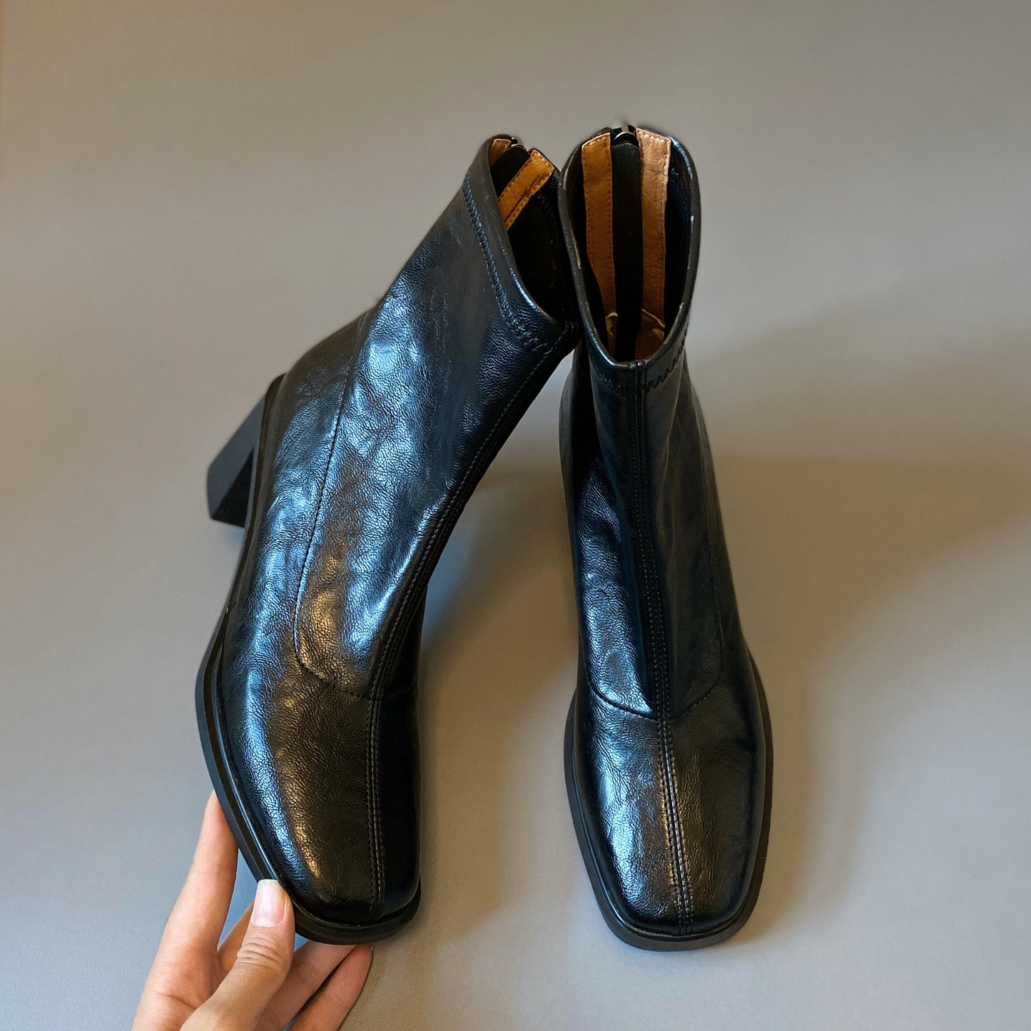 Mute Bottom Ankle Commuter High Stretch Boots