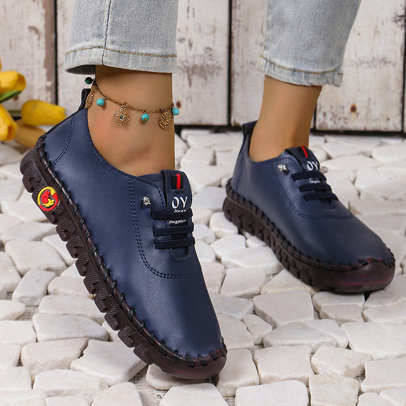 Women's Autumn Pumps Beef Tendon Soft Bottom Handmade Casual Shoes