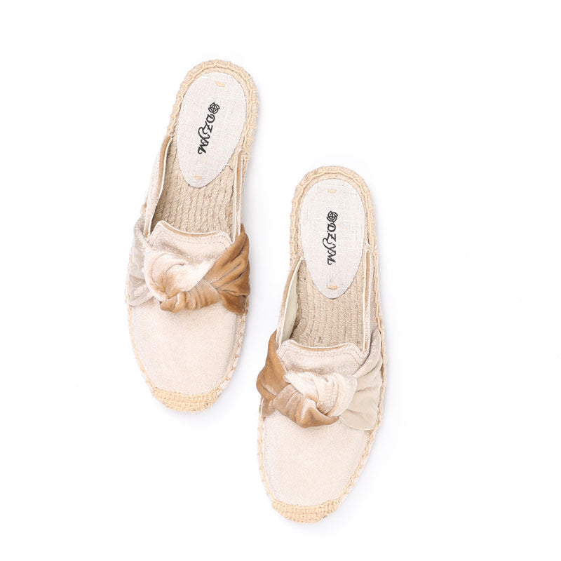 Women's Outdoor Wear Fashionable Fisherman Hemp Bottom Sandals
