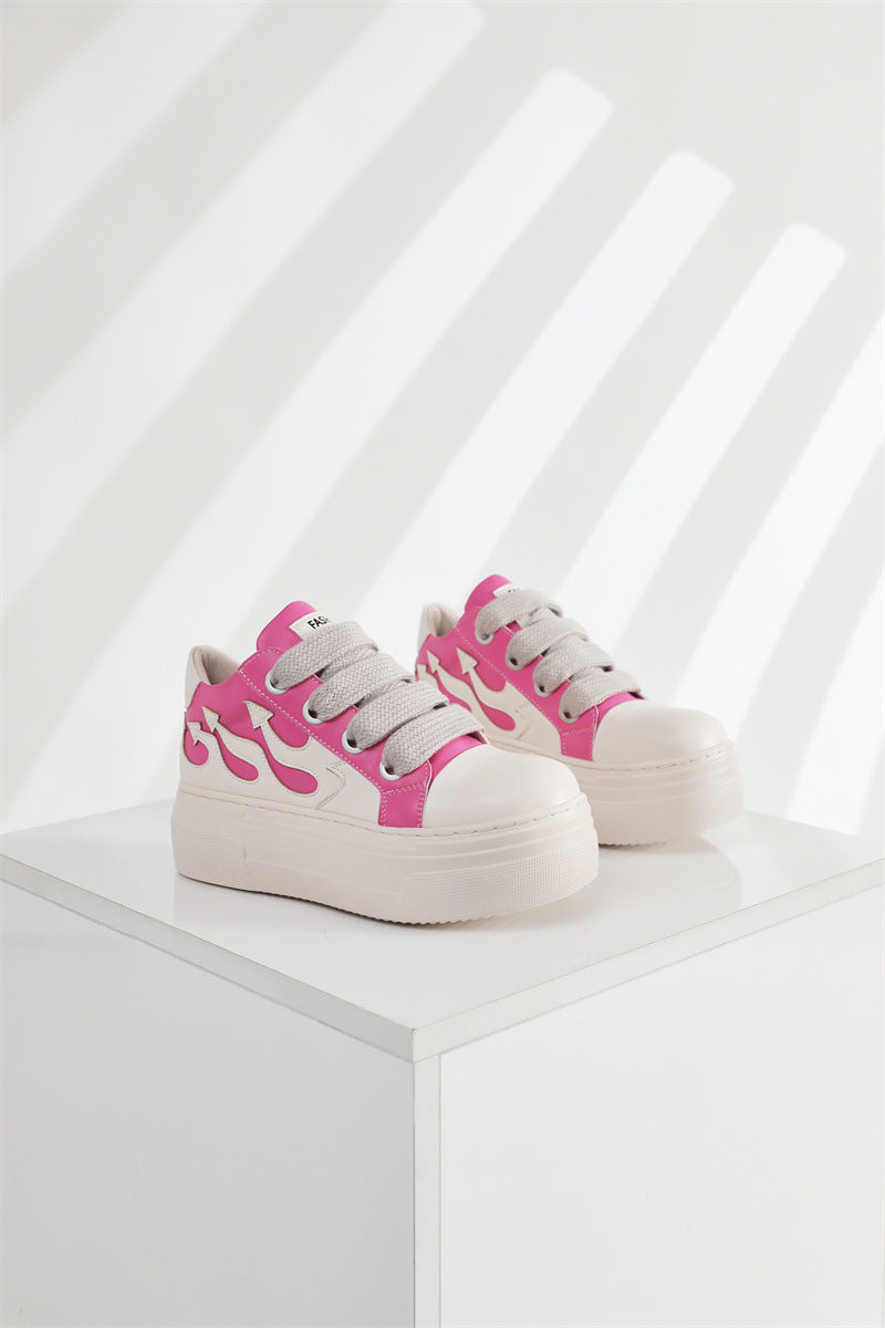 Women's Thick Shoelaces Special Multicolor Trendy Plus Casual Shoes