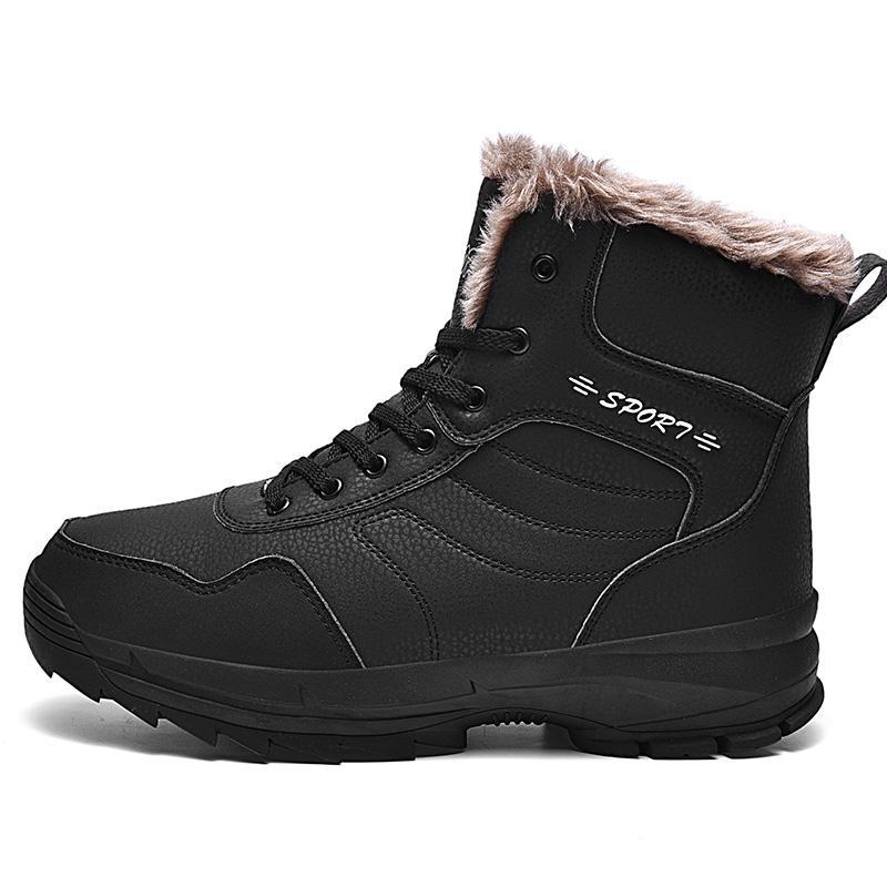 Men's Over Thickened Fleece Northeast Extremely Cold Snow Boots