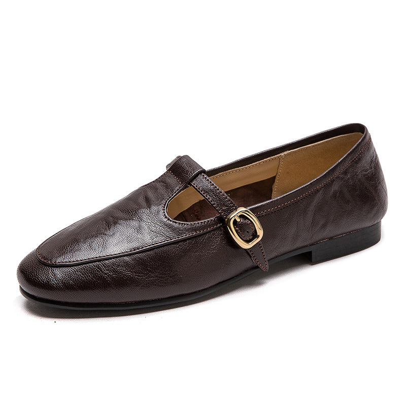 Women's Commuting Small Single-layer Lazy Literature Art Loafers