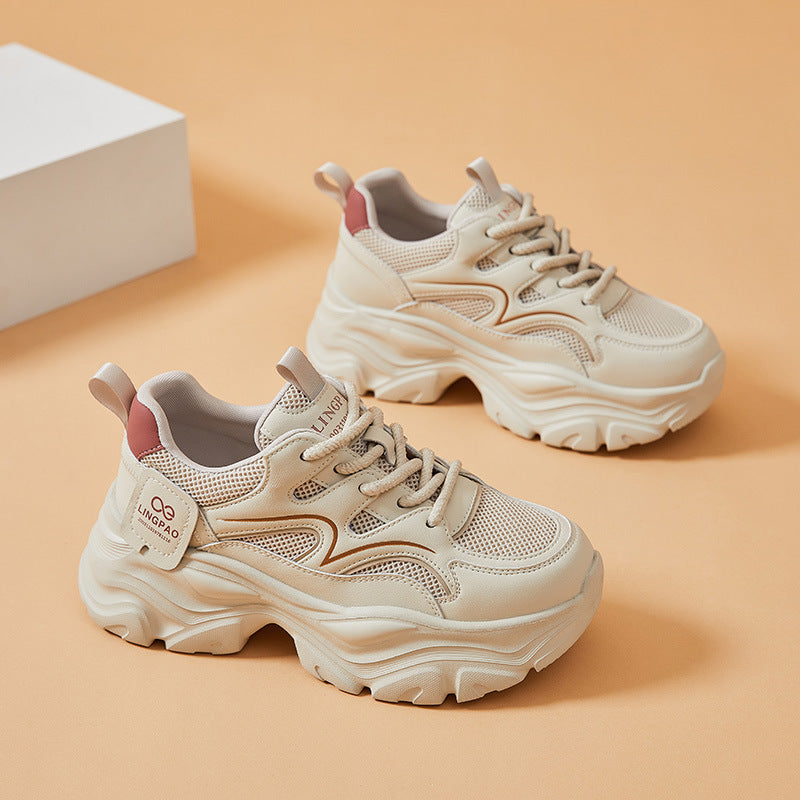Women's & Men's Genuine Fashion Dad Spring Platform Elevator Wild University Men's Shoes