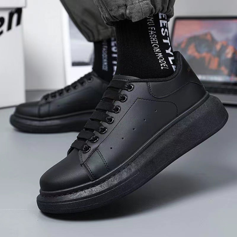 Men's Thick-soled Korean Style Fashionable Height Increasing Sneakers