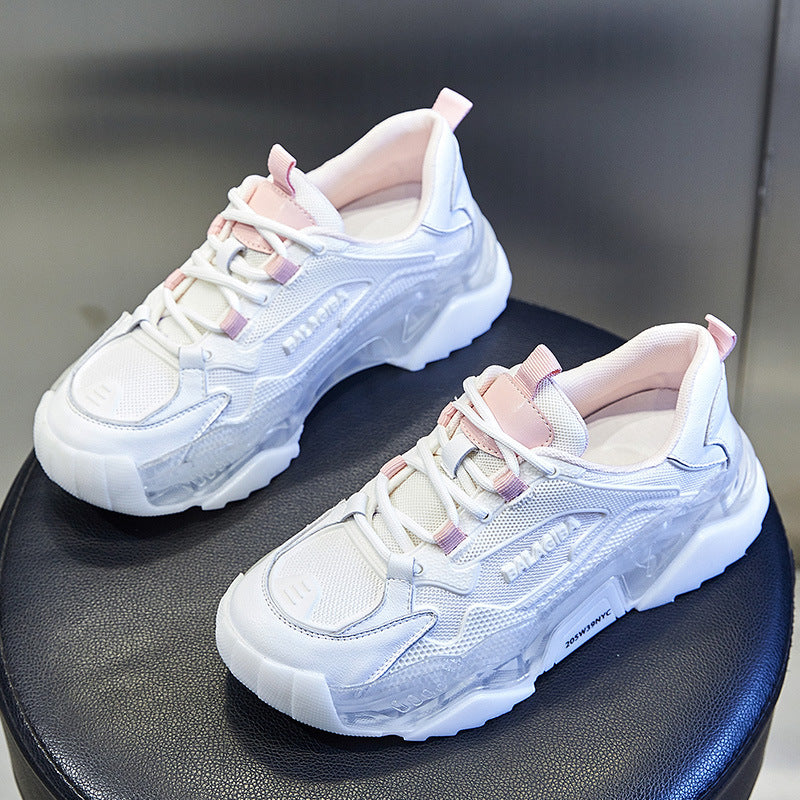 Women's Suction Film Bottom Dad Spring Breathable Sneakers