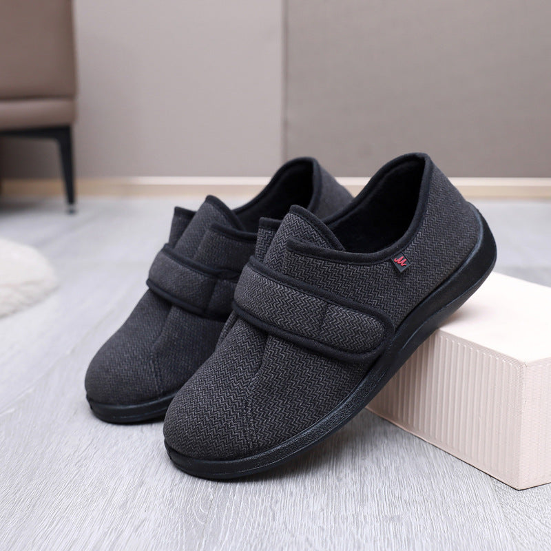For Wearing Magic Stick Tongue One-piece Canvas Shoes