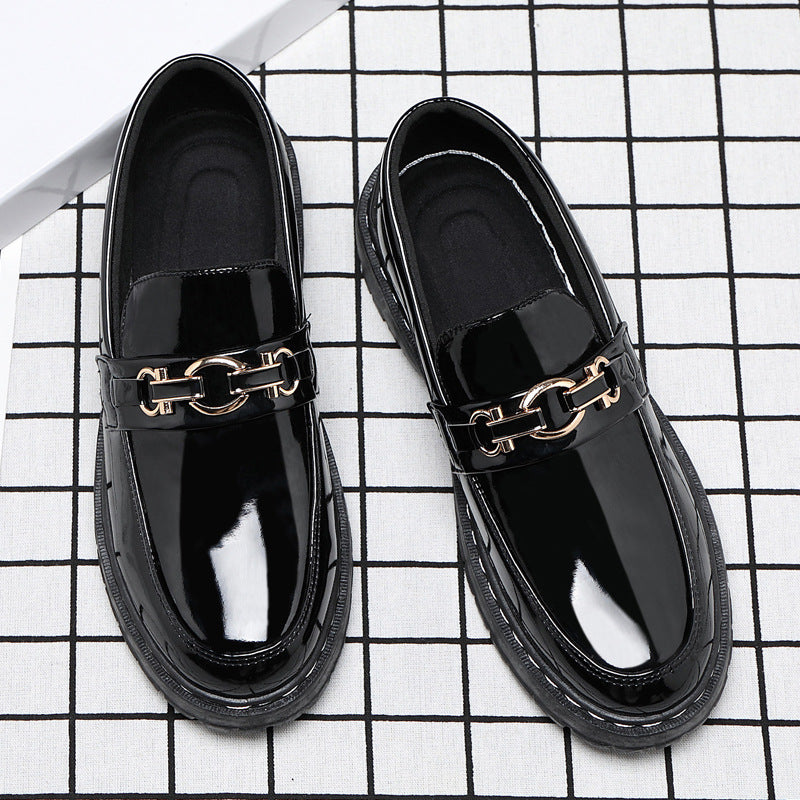 Men's Summer Breathable Slip-on Lofter Korean British Casual Shoes