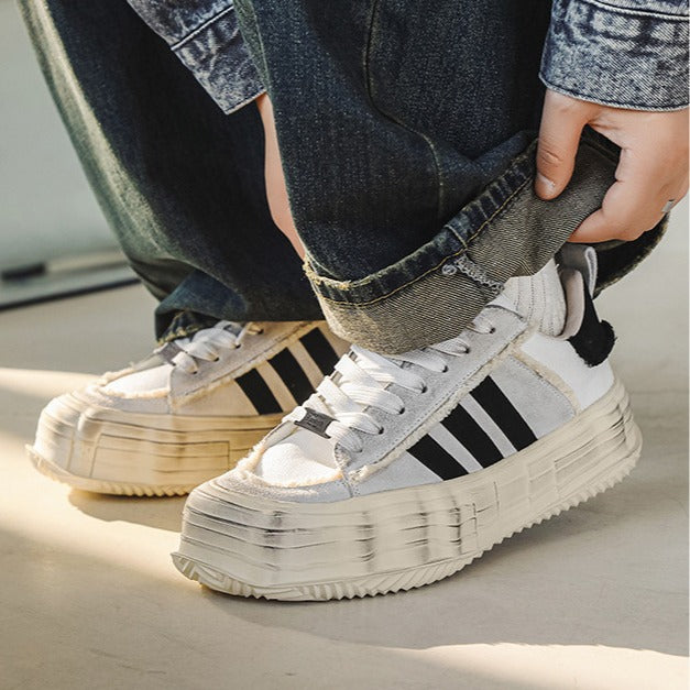 Women's Old Thick-soled Spring Versatile Couple Niche Sneakers