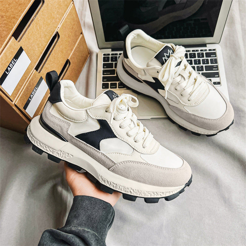 Retro Raise The Bottom Sports Board Lightweight Breathable Sneakers