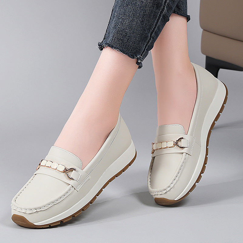 Women's Size Autumn Western Style Mom Soft Casual Shoes
