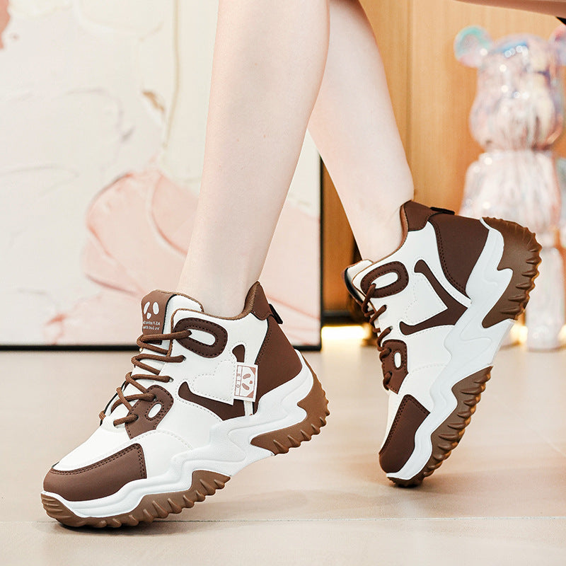Women's Dad Korean Fashion Platform Sports For Casual Shoes