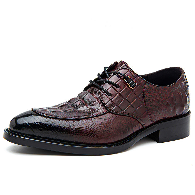 Men's Formal Wear Genuine Groom Wedding Soft Bottom Surface Leather Shoes