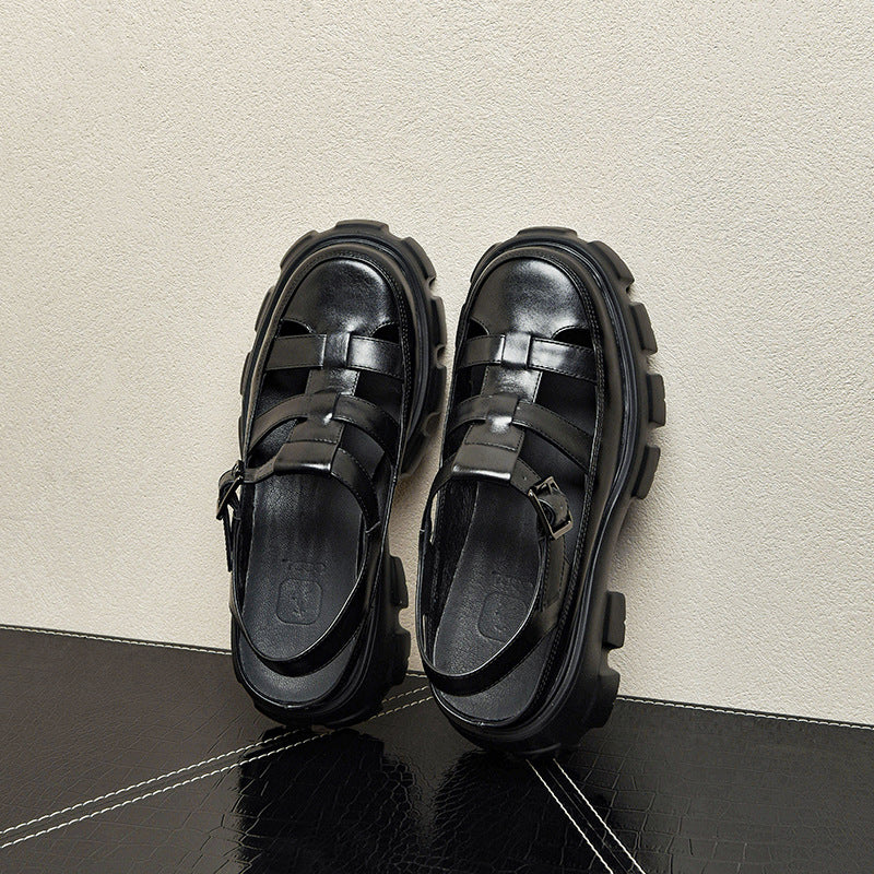 Men's Personality Platform Roman Summer Fashion Closed Sandals