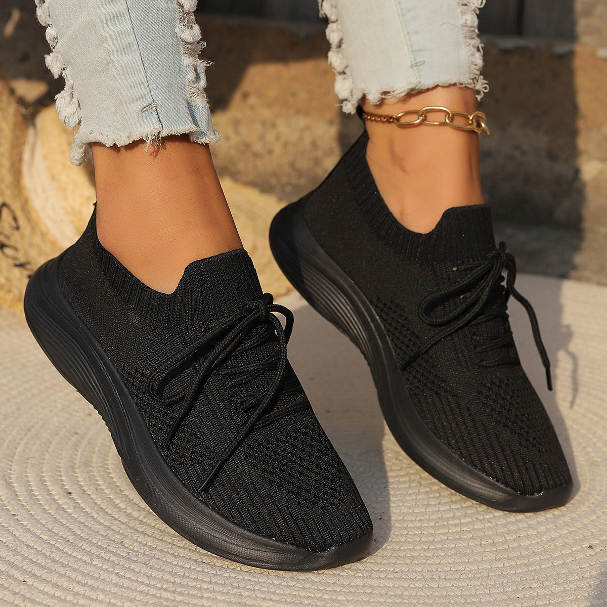 Women's Plus Size Thick Bottom Spring Pumps Casual Shoes