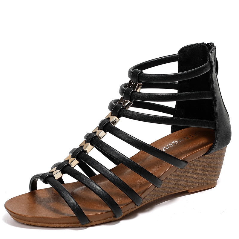 Women's Wedge With Fashion Bohemian Seaside Vacation Sandals
