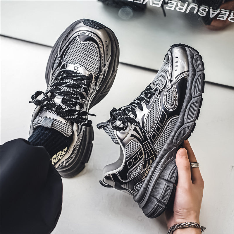 Men's Summer Mesh Platform Dad Trendy Wild Sneakers