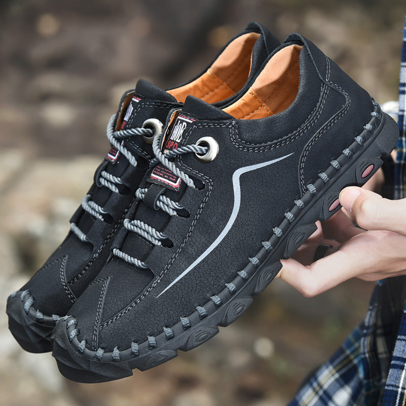 Men's Outdoor Low Top Plus Size Flat Sneakers