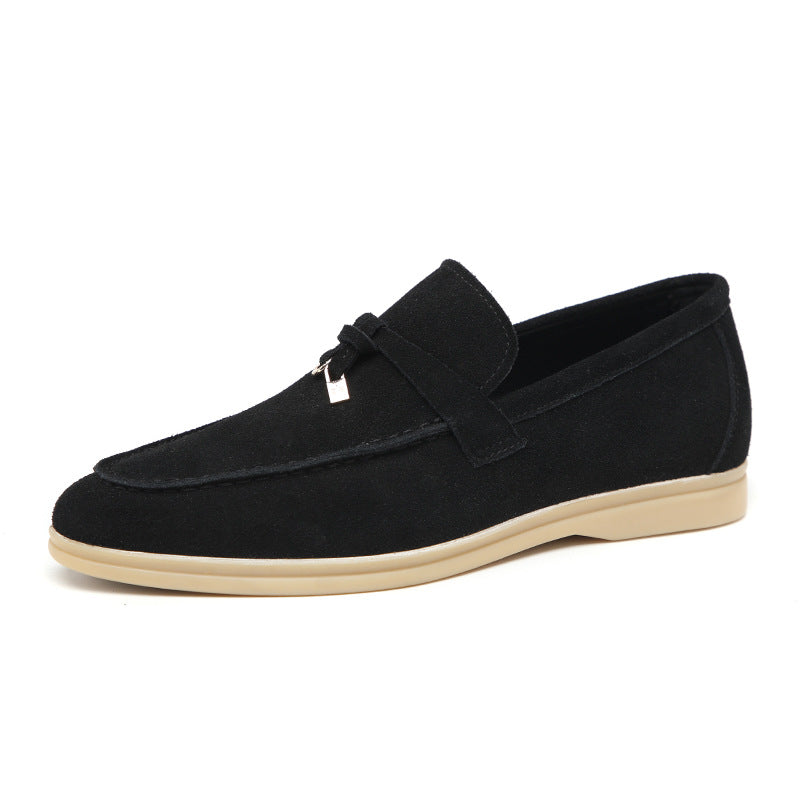 Men's British Style Tassel Advanced Slip-on Suede Leather Shoes