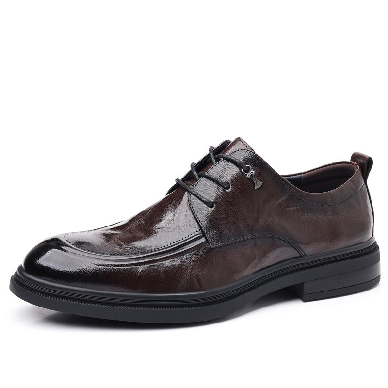 Men's Style Business Formal Wear Trendy Groom Leather Shoes