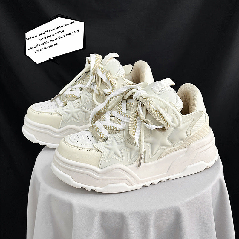 Men's Design Platform Height Increasing Bread National Casual Shoes